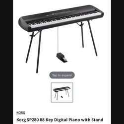 PIANO PRO. KORG SP280.  VERY NICE.  COND. 