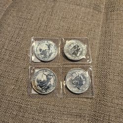 Silver 1 Oz BRITANNIAS 2018