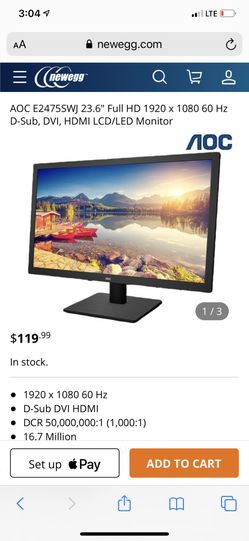 AOC 24 inch monitor brand new in box never opened