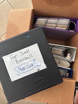 Huge lot with baseball, football and basketball binders full see pics and description