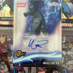 Topps Mcu Autograph Card Of Wilson Bethel As Bullseye In Daredevil Born Again 