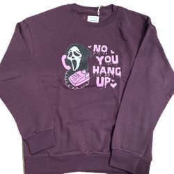 Crewneck Burgundy Ghostface Scream
