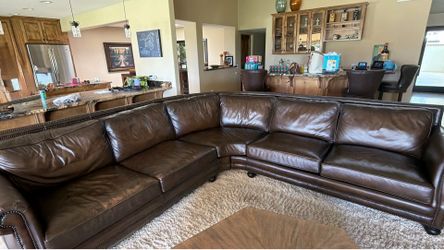 Leather Sectional