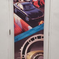 Vintage Mazda Motorsports RX-7 Zoom-Zoom Dealership Display Sign