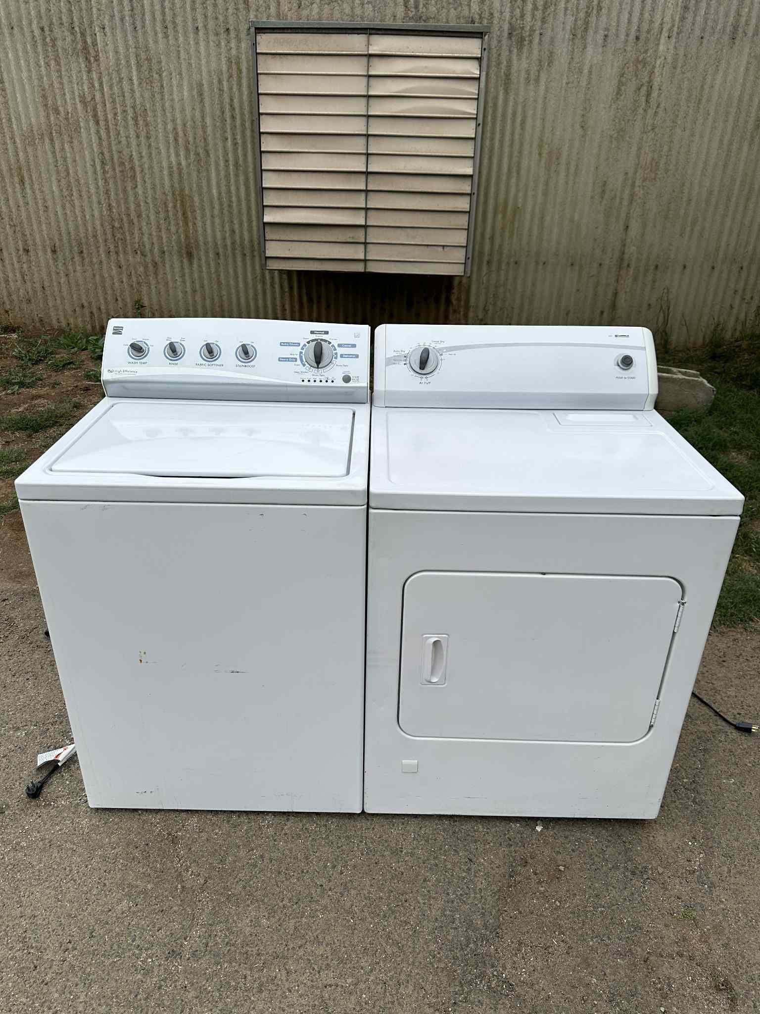 Kenmore Washer And Gas Dryer