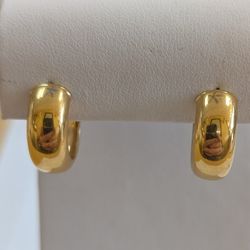 Gold Plated Hoops