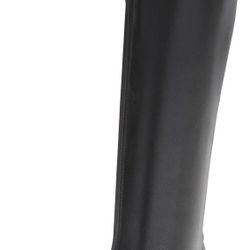 Franco Sarto Womens Tribute Knee High Heeled Boot 7 Wide Black Stretch