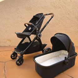 Mompush Ultimate 2 Stroller With Bassinet 