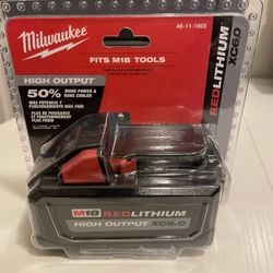 New Milwaukee Battery M18 XC 6.0 HIGH OUTPUT 