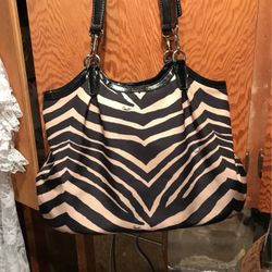 Zebra Coach Bag  