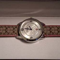 Authentic Pink  Coach watch 