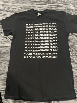 6Black Graphic Shirt Size S
