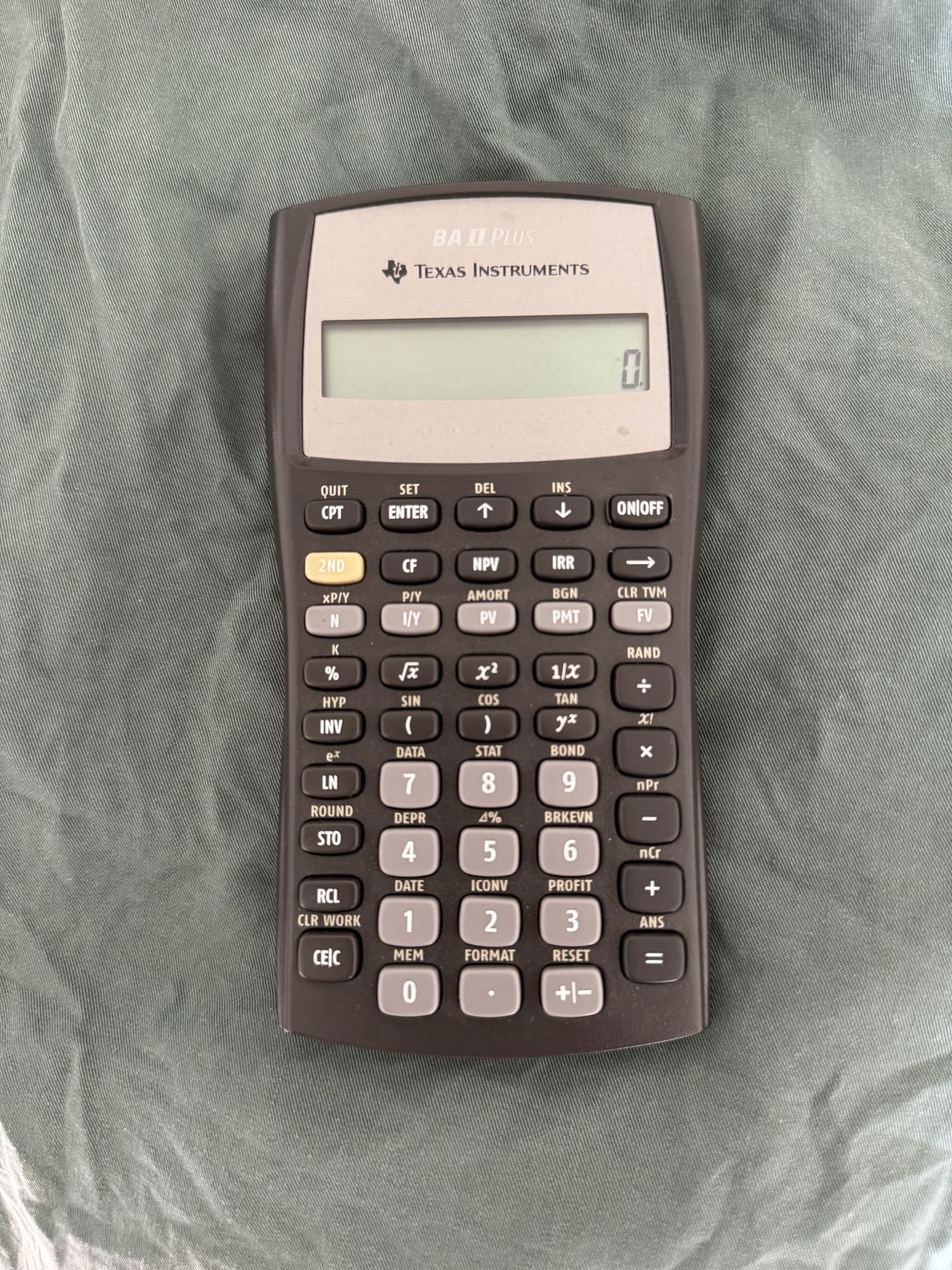 Texas Instruments BA II Plus Financial Calculator