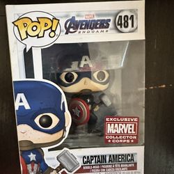 Funko Pop! Marvel: Avengers Endgame-Captain America #481 (Collector Corps Excl.)