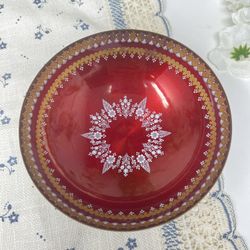 Vintage Austrian Enamel Bowl – Jim-Eva Schere – 5.5”