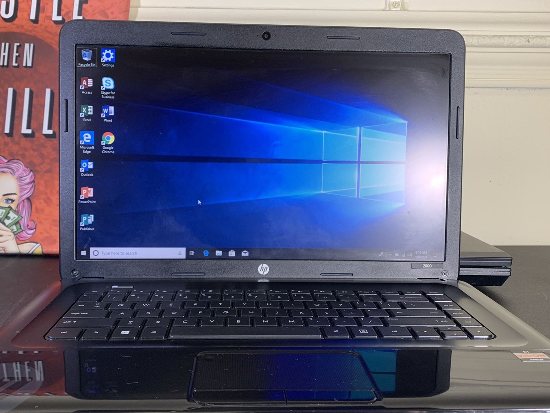 Hp 15” Laptop Pc Computer Webcam Hdmi