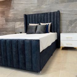 Tufted Bed Twin/full/queen/king/cal King Same Day Delivery 