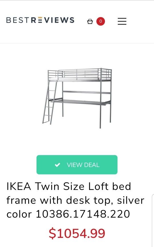 IKEA  Bed with a Desk