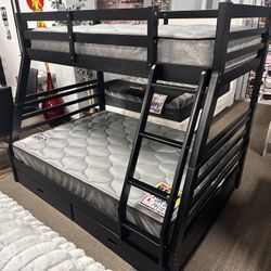 Bunk Bed W/storage! $699 🖤⭐️