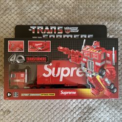 Supreme Transformers Optimus Prime Figure Red