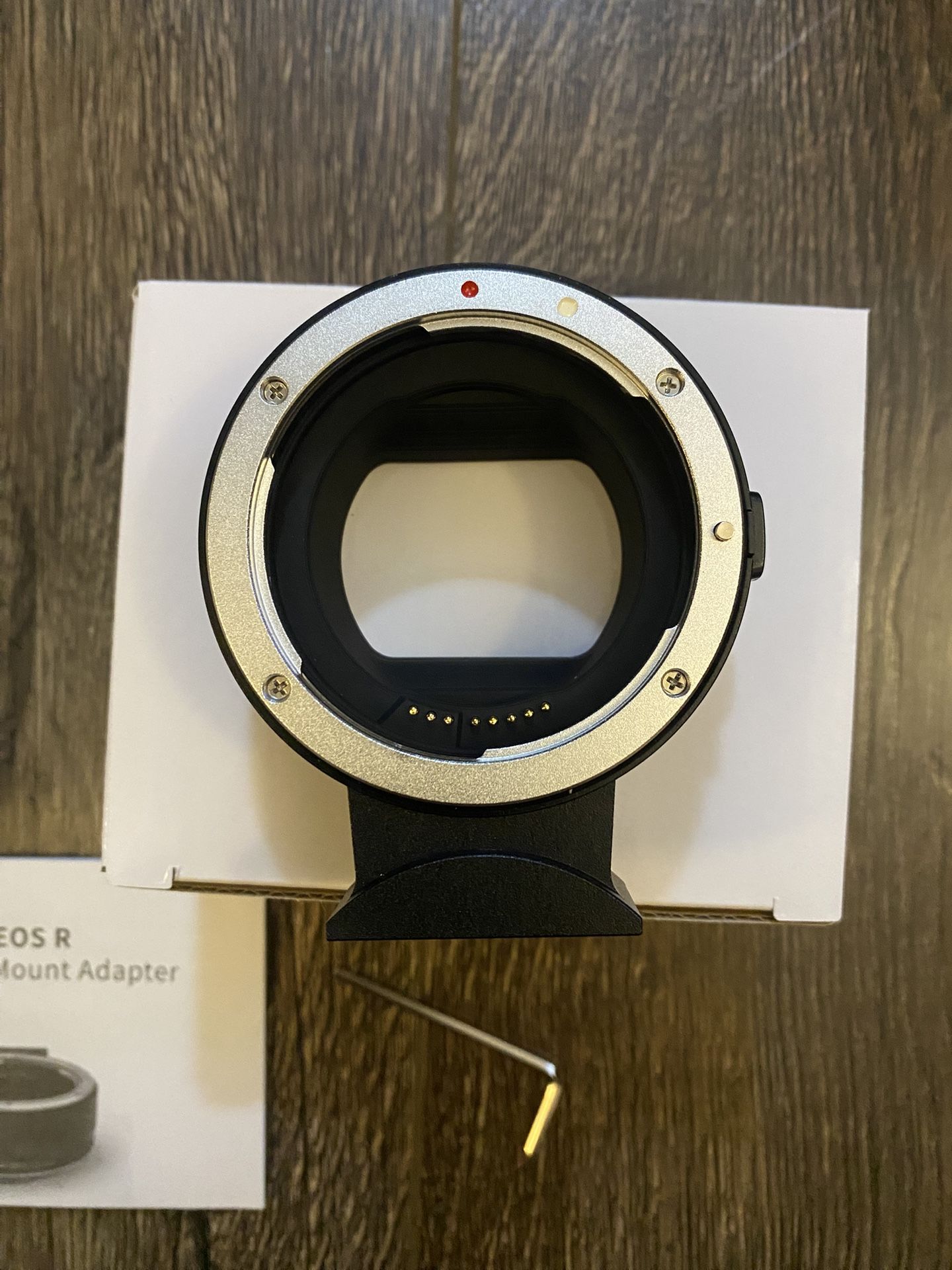 Lens Mount Adapter EF-EOS R, Auto-Focus Lens Converter, All-Metal Structure,Lens Mount Converter for Canon EF/EF-S Lens to EOS R