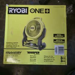 RYOBI
ONE+ 18V Cordless Hybrid WHISPER SERIES 7-1/2 in. Fan (Tool Only)