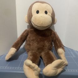 16” Curious George Monkey Plush - Stuffed Animal