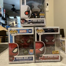 Spider Man Funko Pop Set Of 3