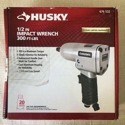 Husky 1/2 In Air Impact Wrench