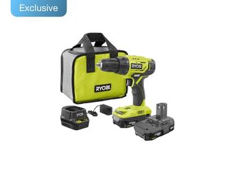 RYOBI 18-Volt ONE+ Lithium-Ion Cordless 1/2 in. Drill/Driver Kit with (1)1.5 Ah Batteries, Charger, and Bag