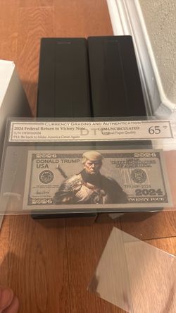 Trump collectible dollar graded