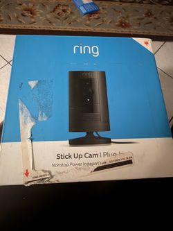 Ring Stick Up Cam Plug-In Security Camera