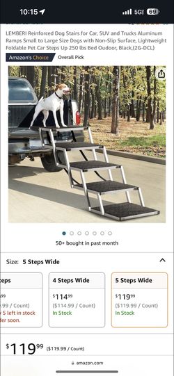 Foldable Pet Stairs (up To  250 Lbs ) 