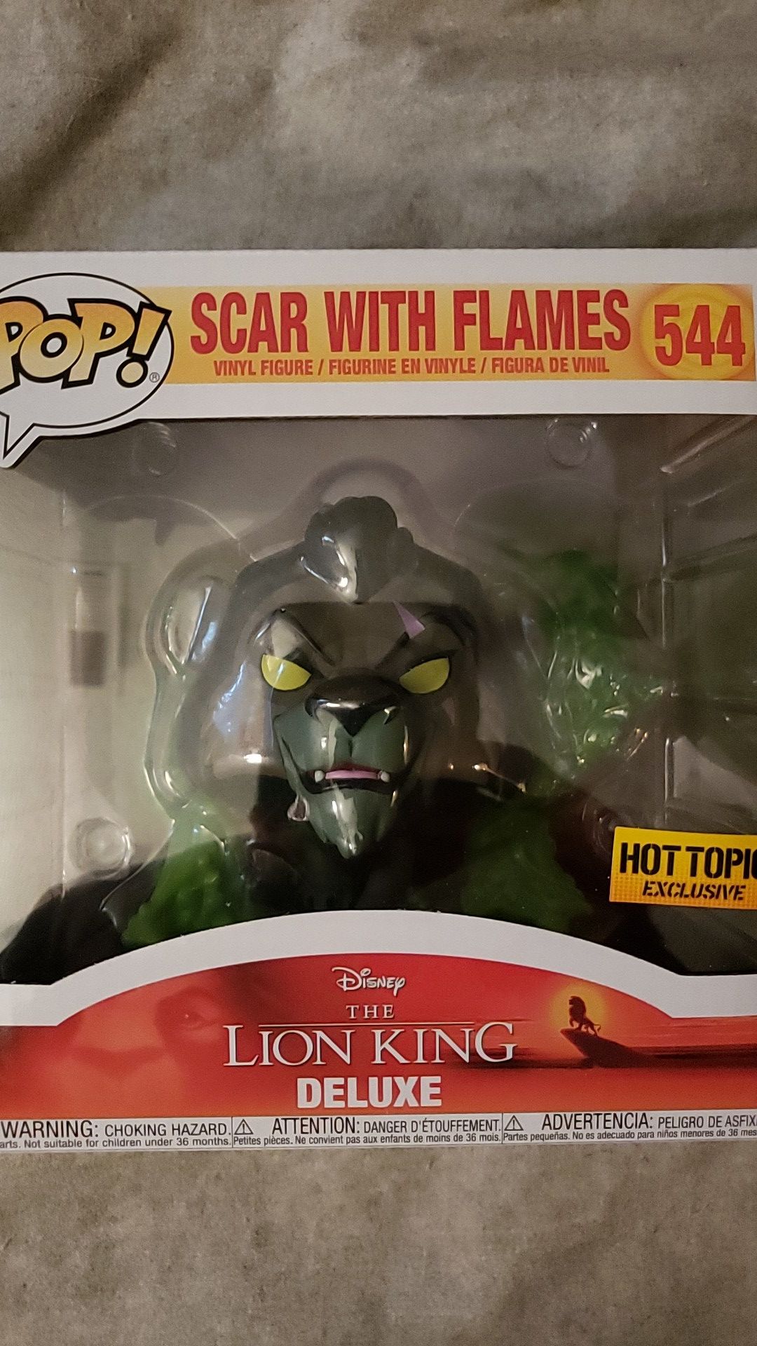 Lion King Deluxe Scar with Flames Exclusive