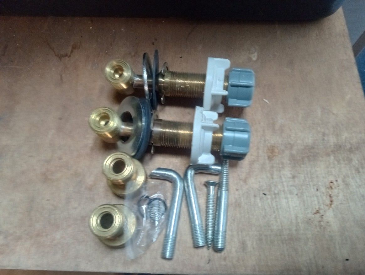 Dishmaster Deck Or Wall Mount Brass Union Assembly With Taps 
