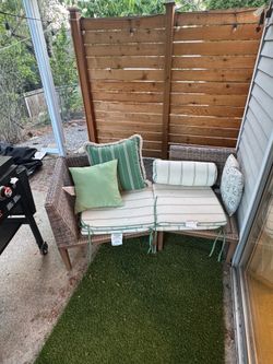 Outdoor patio furniture.
