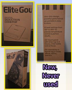 ELITE GOURMET digital induction cooktop