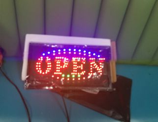 Open sign brand new in box