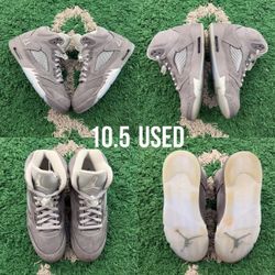 Air Jordan 5 Wolf Grey Size: 10.5