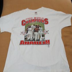 NEW  :   2002 WORLD SERIES CHAMPIONSHIP   T- SHIRT 