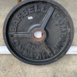 Single Ivanko 35lb Weight Plate