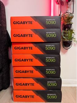 Gigabyte GeForce RTX 5090 Windforce OC 32GB – Brand New Sealed – $3800 Each