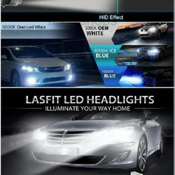 Led headlight bulbs kit - & hid xenon conversion lights with ballast and bulbs - any ride - Honda Accord GMC Sierra Chevy Silverado Cadillac SRX CTs