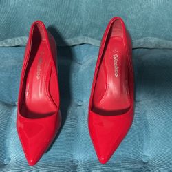 Shiny Red Heels