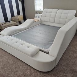  The Ultimate Bed With Integrated Massage Chair, Speaker, More