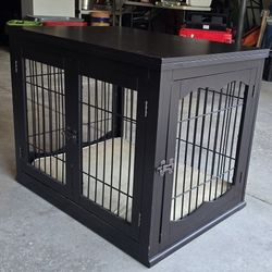Wooden Pet Crate With 2 Entrances
