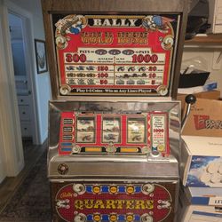 RARE Bally "Gold Rush" Slot Machine Model 1044-1975