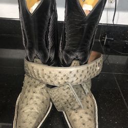 Botas 7 1/ 2 Y Cintó  40