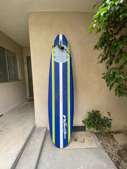 Wavestorm 8ft Classic Pinline Surfboard + cover