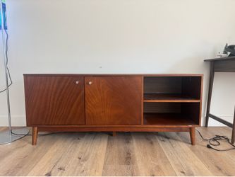 Wood TV Media Stand Console